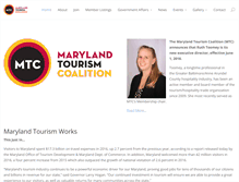 Tablet Screenshot of mdtourism.org